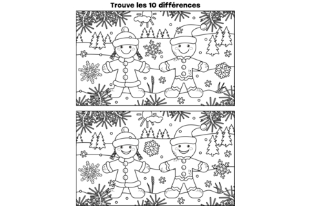Dibujos para imprimir : Navidad 76 – 10 Doigts