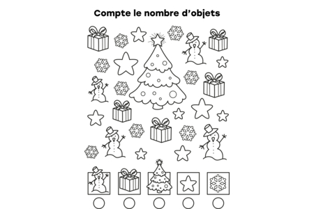 Dibujos para imprimir : Navidad 80 – 10 Doigts