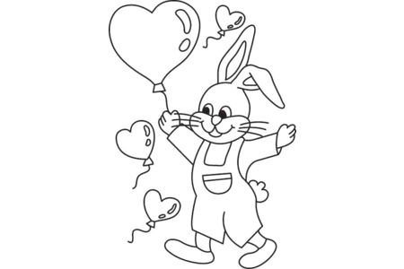 Printable coloring pages: 10doigts rabbit – 10 Doigts