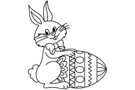 Printable coloring pages: Rabbit 27 – 10 Doigts