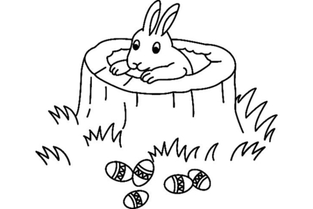 Printable coloring pages: Rabbit 31 – 10 Doigts