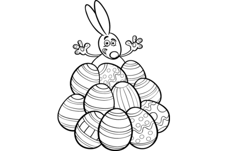 Printable coloring pages: Rabbit 56 – 10 Doigts