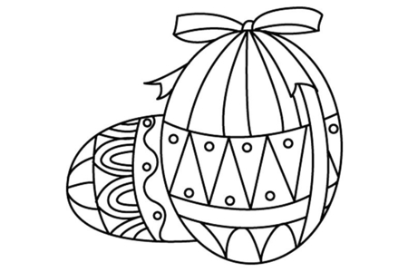 Printable coloring pages: Eggs 01 – 10 Doigts