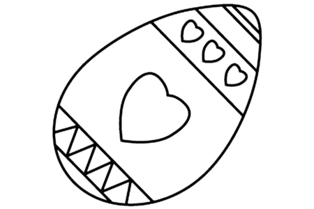 Printable coloring pages: Eggs 10 – 10 Doigts