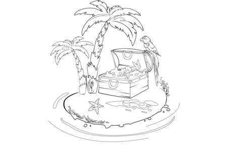 Dibujos para imprimir : Pirata2 – 10 Doigts