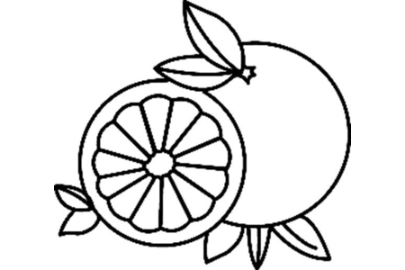 Dibujos para imprimir : Naranja 01 – 10 Doigts