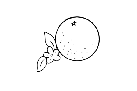 Dibujos para imprimir : Naranja 02 – 10 Doigts