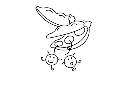 Dibujos para imprimir : Guisantes 01 – 10 Doigts