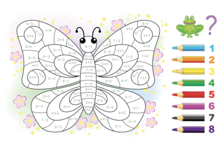 Printable coloring pages: Magic-coloring7 – 10 Doigts