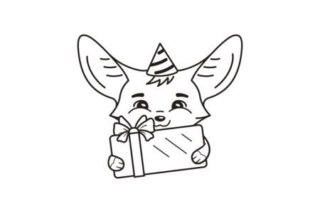 Printable coloring pages: Kawaii3 – 10 Doigts