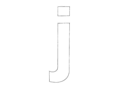 Printable coloring pages: lowercase j – 10 Doigts
