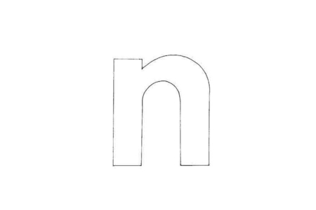Printable coloring pages: lowercase n – 10 Doigts