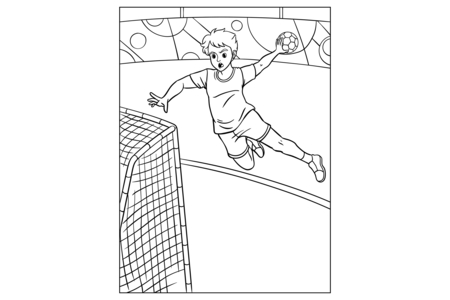 Dibujos para imprimir : JO-Deporte-16 – 10 Doigts