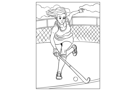 Dibujos para imprimir : JO-Deporte-20 – 10 Doigts