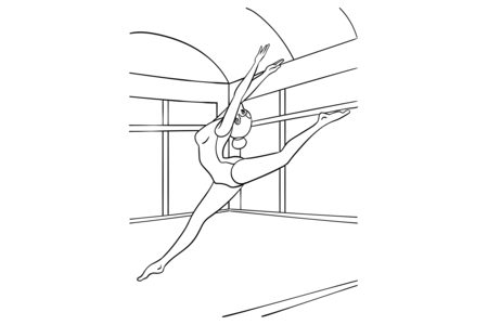 Printable coloring pages: Olympics-Sport-4 – 10 Doigts
