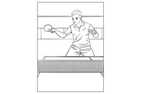 Printable coloring pages: Olympics-Sports-5 – 10 Doigts