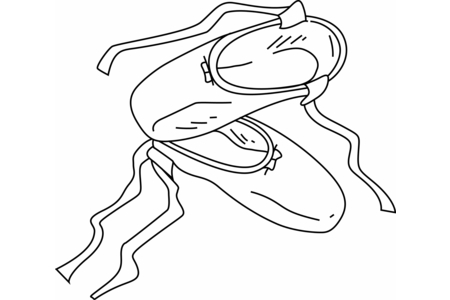 Printable coloring pages: Sport ballerinas 01 – 10 Doigts