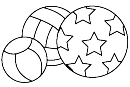 Printable coloring pages: Ball sport 03 – 10 Doigts