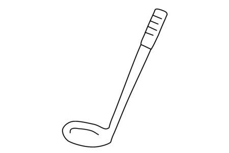 Printable coloring pages: Golf Sport 02 – 10 Doigts