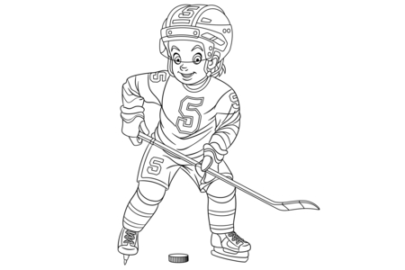 Printable coloring pages: Sport14 – 10 Doigts