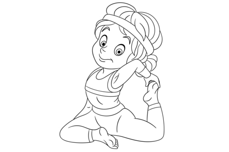 Printable coloring pages: Sport16 – 10 Doigts