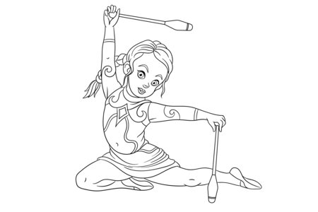 Printable coloring pages: Sport17 – 10 Doigts
