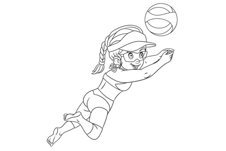 Printable coloring pages: Sport18 – 10 Doigts