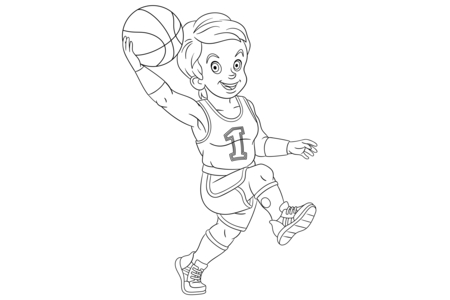 Printable coloring pages: Sport20 – 10 Doigts