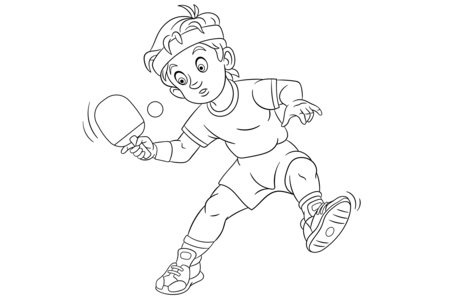 Printable coloring pages: Sport25 – 10 Doigts