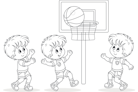 Printable coloring pages: Sport33 – 10 Doigts