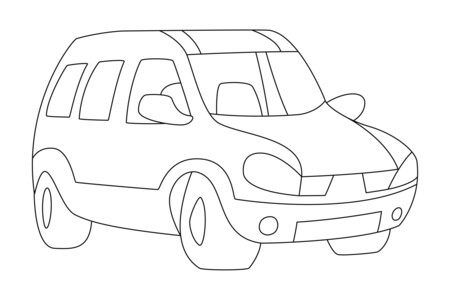 Dibujos para imprimir : Auto 12 – 10 Doigts