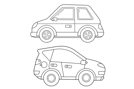Dibujos para imprimir : Auto 15 – 10 Doigts
