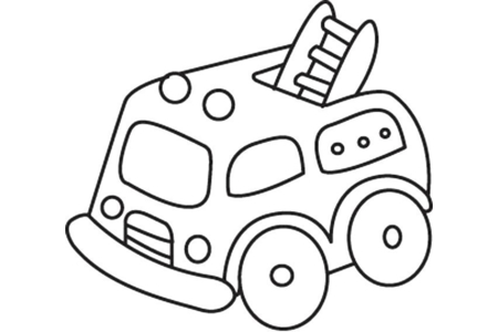 Dibujos para imprimir : Camión 04 – 10 Doigts