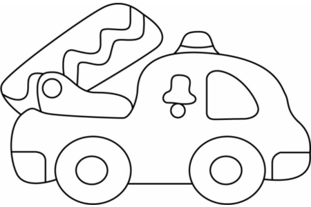 Dibujos para imprimir : Camión 06 – 10 Doigts