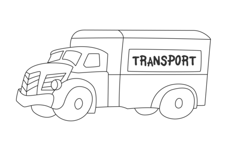 Printable coloring pages: Van 01 – 10 Doigts