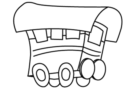 Printable coloring pages: Caravan 01 – 10 Doigts
