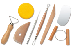 Set de 8 outils modelage poterie - Outils de Modelage - 10doigts.fr