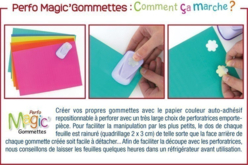 Papier adhésif spécial gommettes - Stickers fantaisies : personnalisez toutes vos créations - 10doigts.fr - 2