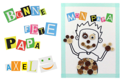 Gommettes Lettres de Magazine - Gommettes Alphabet, messages - 10doigts.fr - 2