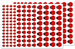 Gommettes coccinelles - Des gommettes animaux pour créer et apprendre dès la maternelle - 10doigts.fr