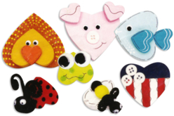 Corazones de madera natural - Deco en madera cruda - 10doigts.fr