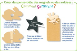 Cigogne en bois naturel - Supports plats en bois - 10doigts.fr - 2