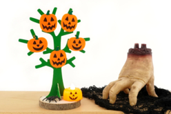 Adhesivos de calabaza de fieltro - 12 pcs - Accesorios creativos Halloween – 10doigts.fr - 2