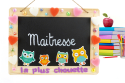 Pizarra Maestra la más chula - Gomets animales - 10doigts.fr