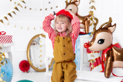 ballon renne noël décoration - Ballons, guirlandes, serpentins - 10doigts.fr - 2