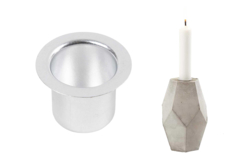 Bases chandelles - 12 pièces - Bougeoirs et photophores - 10doigts.fr