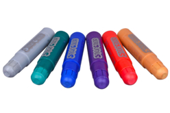 Solid Gouache Sticks, Metallic - 6 Colors - 3 - Solid Gouache Paint - 10doigts.com - Solid Gouache Paint - 10doigts.fr