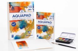 Bloc de acuarela Aquapad 300 g - Formato a elegir - Papiers aquarelle et gouache - 10doigts.fr