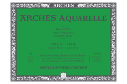 Arches Watercolor Block, Fine Grain, 300 g, 31 × 41 cm - Papiers aquarelle et gouache - 10doigts.fr