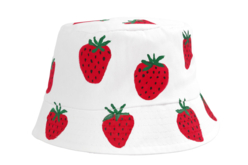 bob fraises - Coton, lin - Textiles - 10doigts.fr - 2